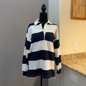 NWT Aerie Prep Rally Rugby Sweatshirt in size XXS